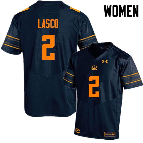 Women #2 Daniel Lasco Cal Bears (California Golden Bears College) Football Jerseys Sale-Navy - Click Image to Close